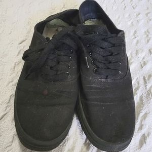 Extremely dirty worn shoes